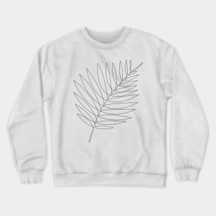 tropical - single line art Crewneck Sweatshirt